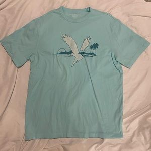 men’s american eagle super soft standard fit tee size medium in teal